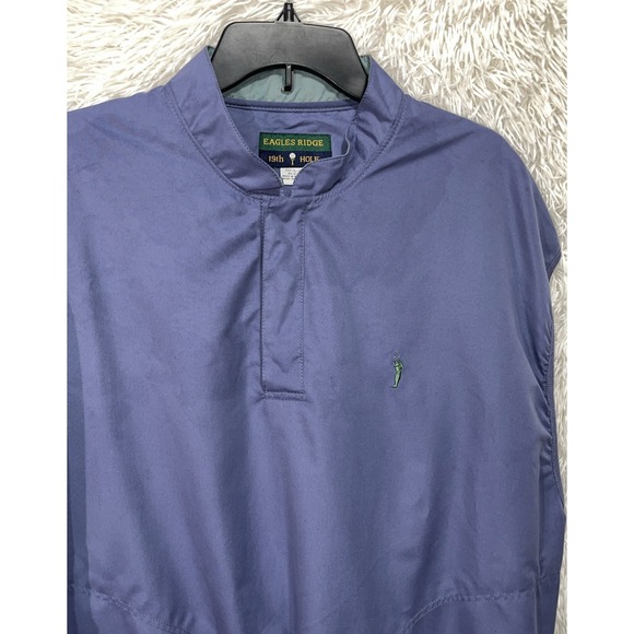 Eagles Ridge 19th Hole Vest Jacket Mens XL‎ Blue Sleeveless Pockets Golf - Picture 3 of 8